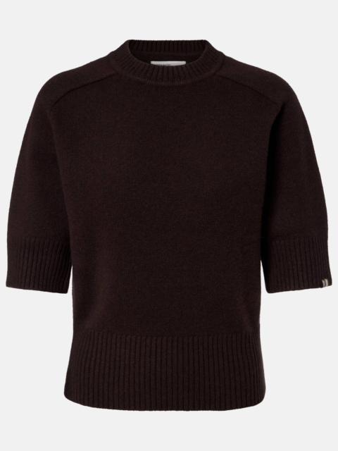 Lauren knitted cashmere-blend top