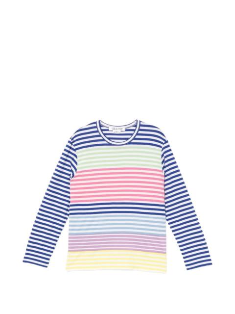 striped long-sleeve top