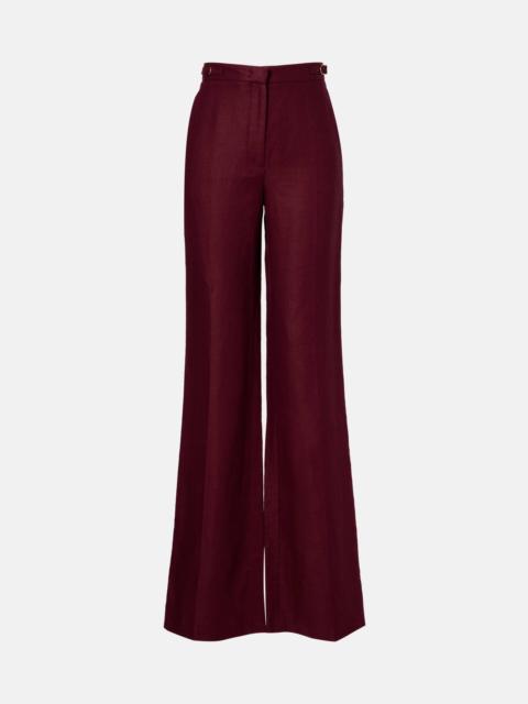 Vesta linen flared pants