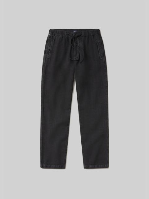 Drawstring Deck Linen Pant
In Washed Black
