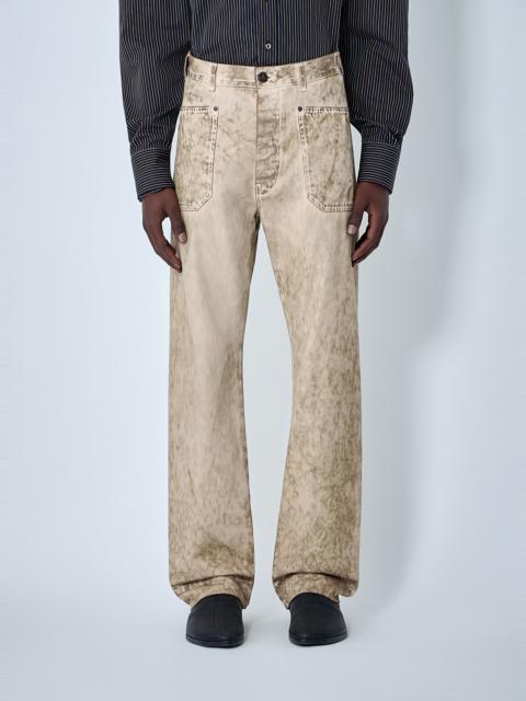 Wide-Leg Denim Jeans