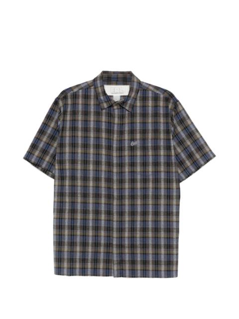 check-pattern shirt
