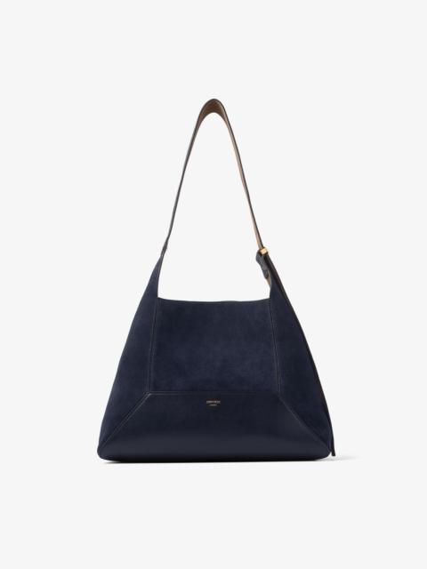Diamond Hobo Medium
Marine Suede Shoulder Bag