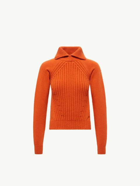 Wool & Cashmere High Collar Sweater