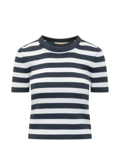 striped crew-neck T-shirt