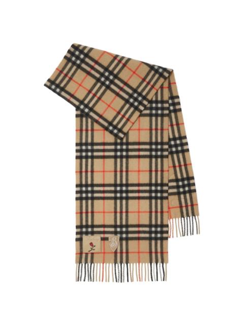 Badge Vintage Check scarf