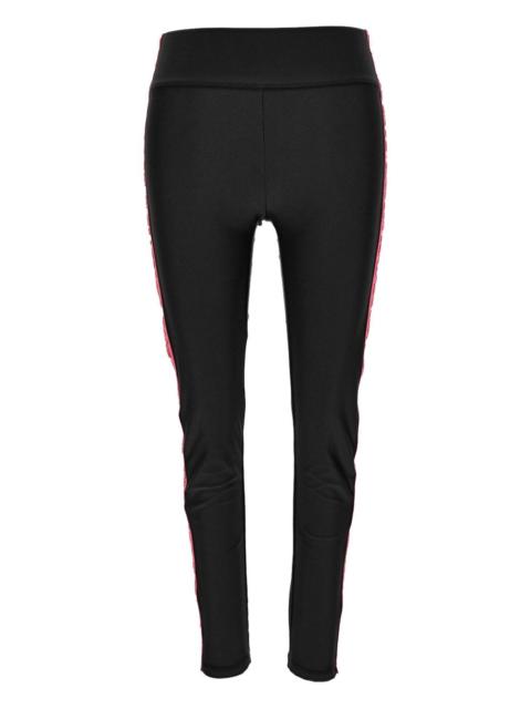 embossed-logo leggings