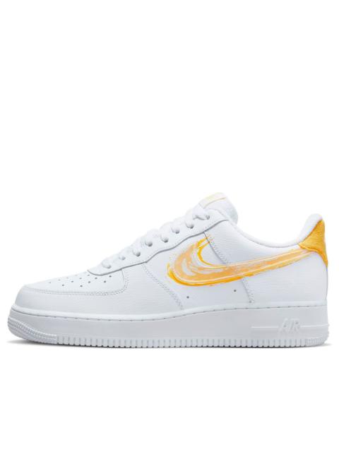 Nike Nike Air Force 1 '07 'Brushstroke - White Solar Flare' DX2646-100 ...