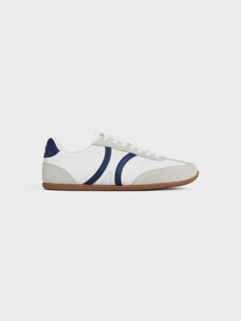 CELINE JOGGER - LOW LACE-UP SNEAKER IN Calfskin & Suede Calfskin