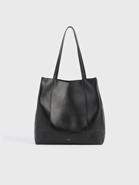 Roam leather tote black - Preorder