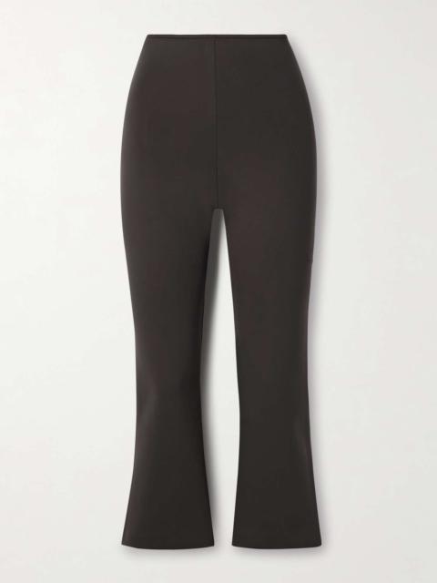 Shim stretch-ponte skinny pants Brown