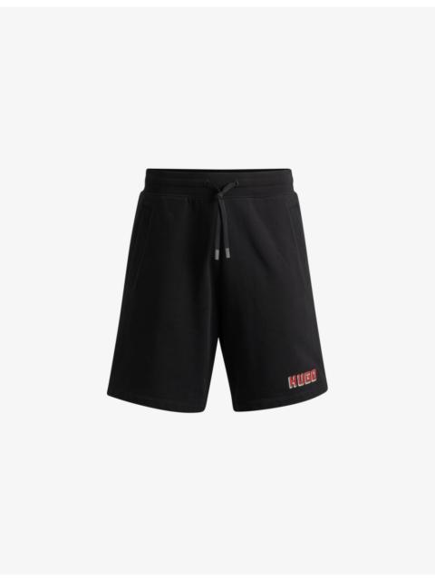 Logo-print relaxed-fit cotton sweatshorts