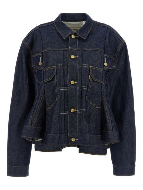 x Levi's® polo-collar denim jacket