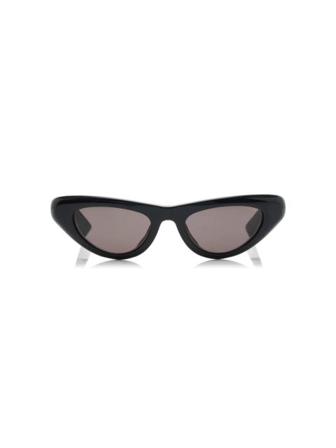 Cat-Eye Acetate Sunglasses black