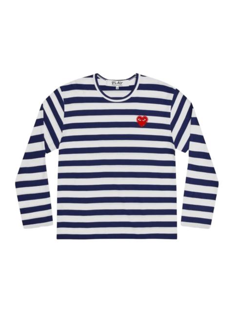 Comme des Garcons PLAY Rhinestone Heart P1T805 T-shirt Navy