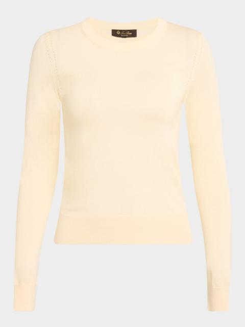 Long-Sleeve Cashmere Sweater