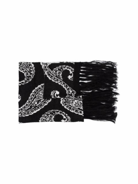 paisley pattern scarf
