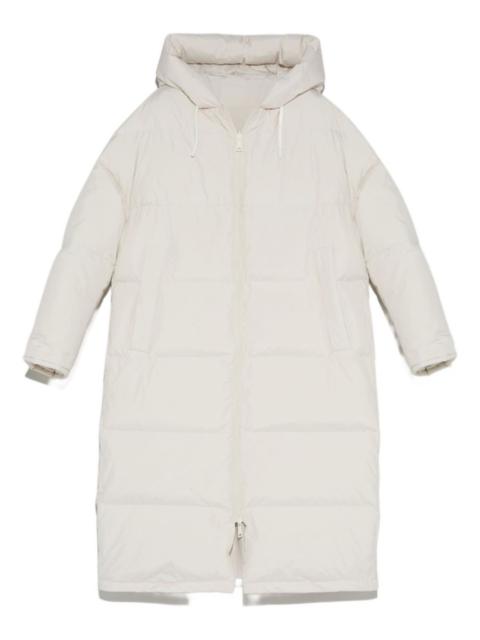 hooded padded coat