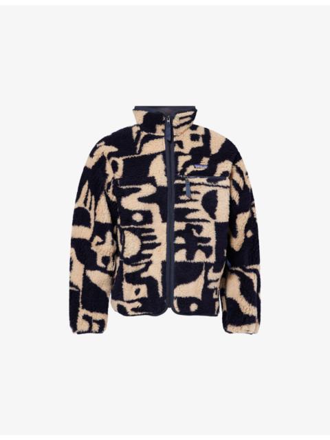 Retro Natural Fleece Cardigan