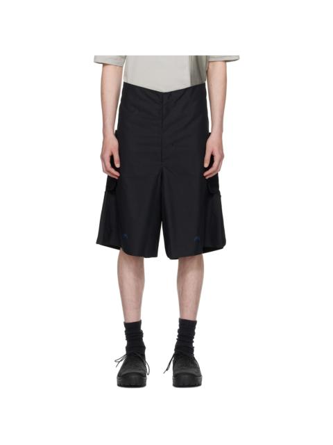 Black Form Tearaway Shorts