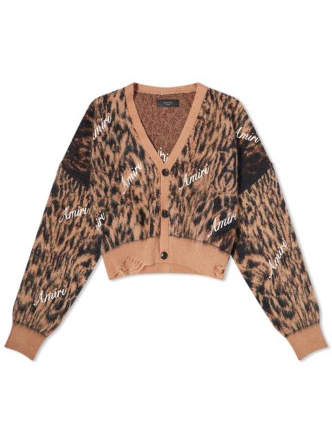 AMIRI Cheetah Pattern Cardigan