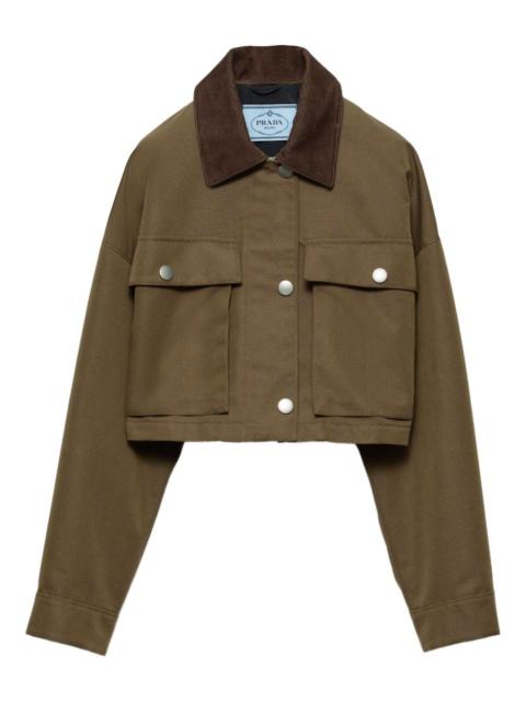 canvas cropped jacket
