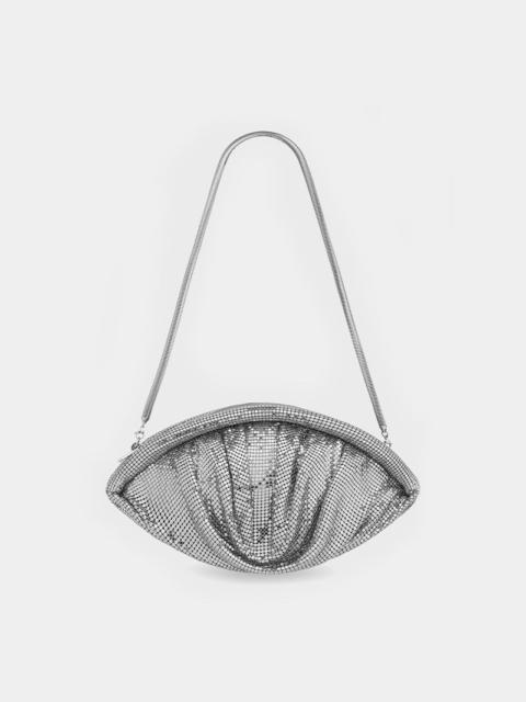 SILVER MESH NIGHT CLUTCH