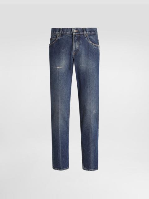 Regular cotton jeans