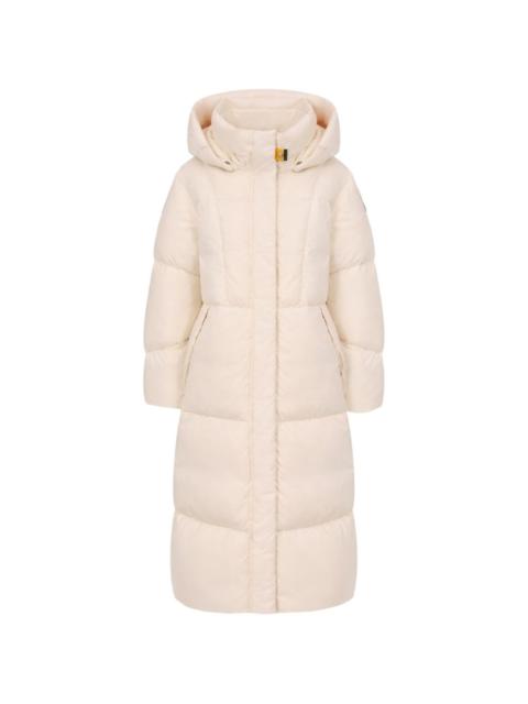 hooded puffer coat