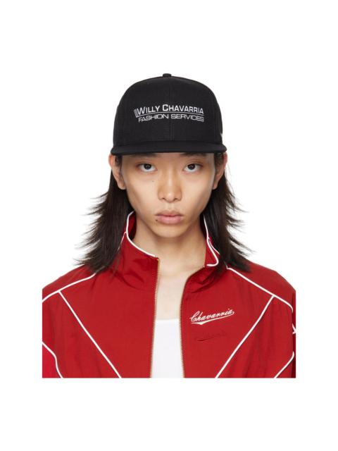 Black 'Fashion Services' Cap