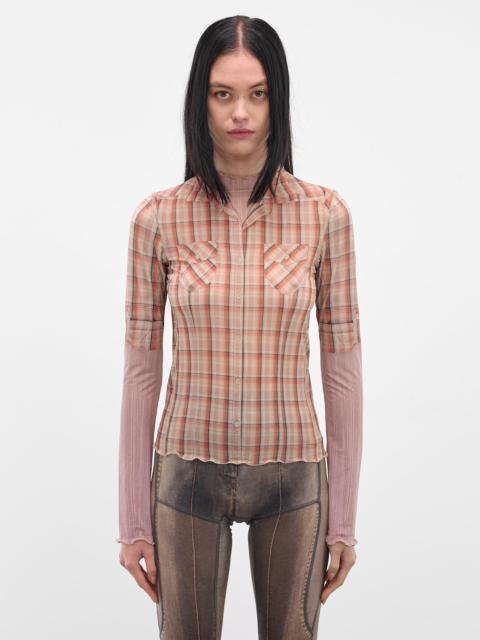 Harley Flannel Print Halcyon Top