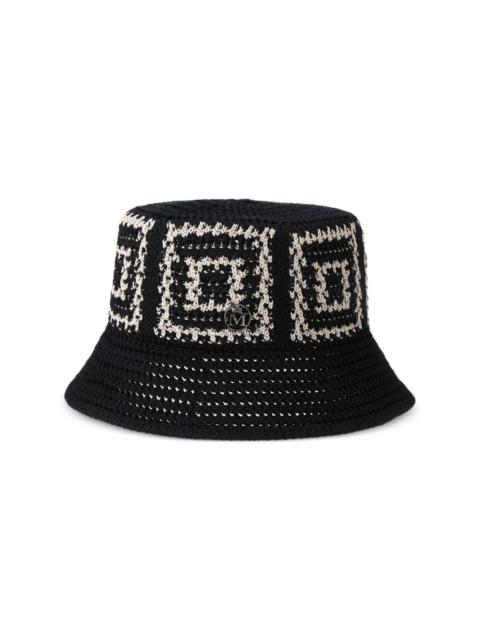 Axel crochet bucket bag