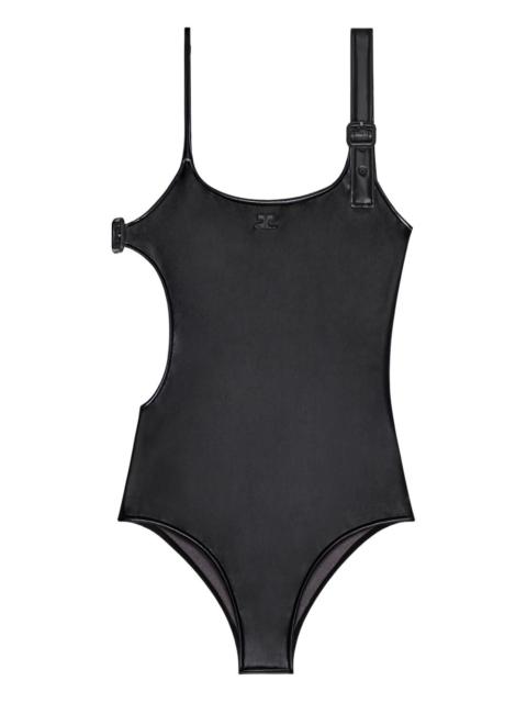 buckle-detail cut-out swimsuit