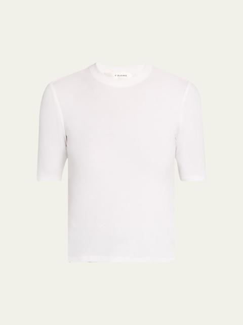 Ribbed Crewneck Tee