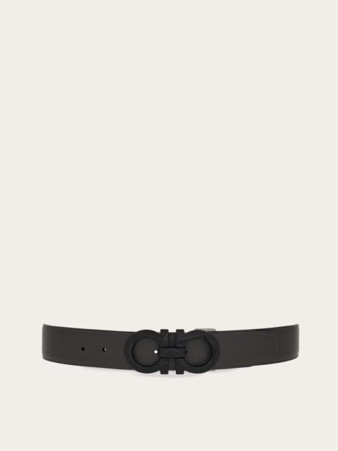 Reversible and adjustable Gancini belt
