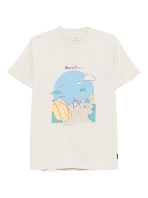 graphic print T-shirt
