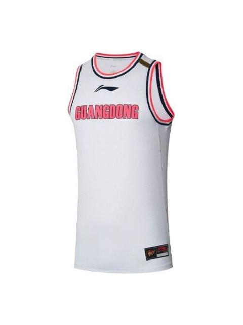 Li-Ning x CBA Guangdong Southern Tigers Jersey 'White Red' AAYR443-1