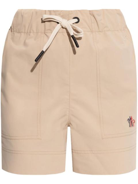 logo-embroidered shorts