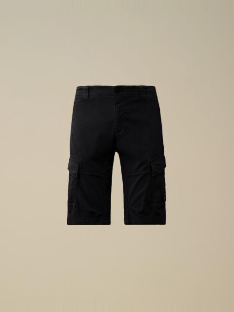 Stretch Sateen Cargo Shorts