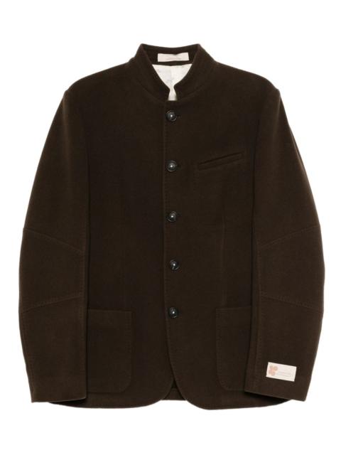 wool single-breasted jacket