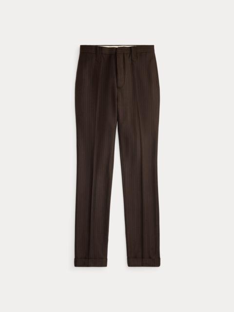 Slim Fit Wool Western Tuxedo Trouser