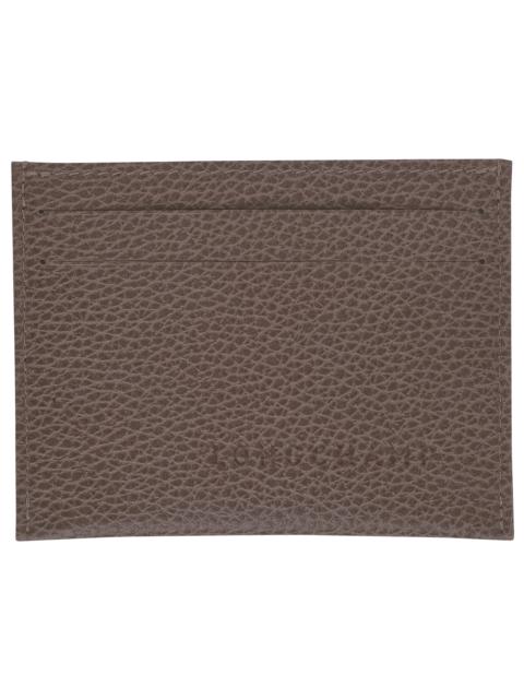 Le Foulonné Card holder Taupe - Leather