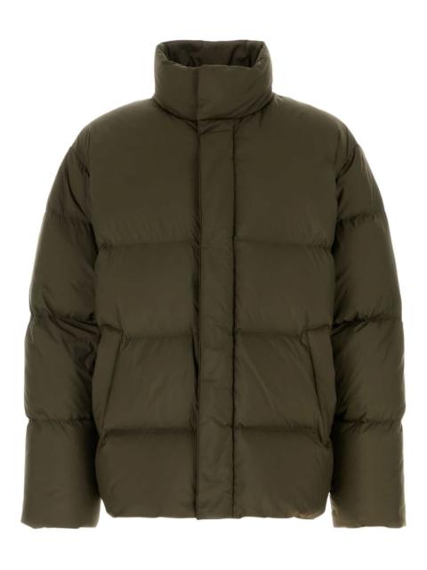 high-neck puffer coat