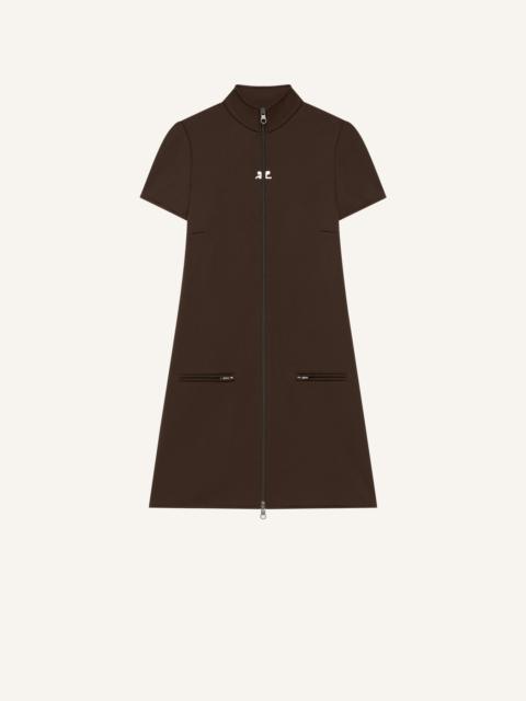 INTERLOCK TRACKSUIT MINI DRESS