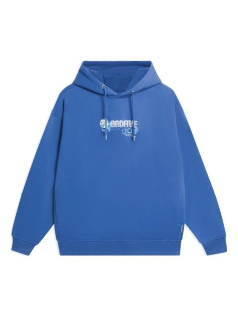 Li-Ning BadFive Graphic Hoodie 'Blue' AWDSC09-1