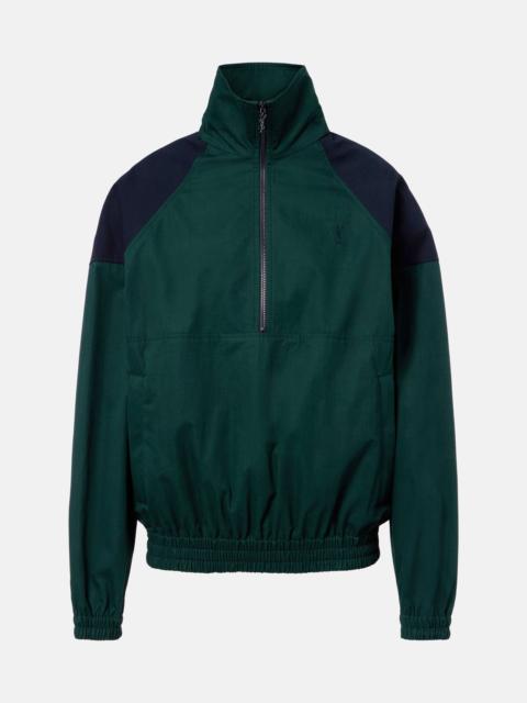 Cassandre cotton canvas half-zip jacket