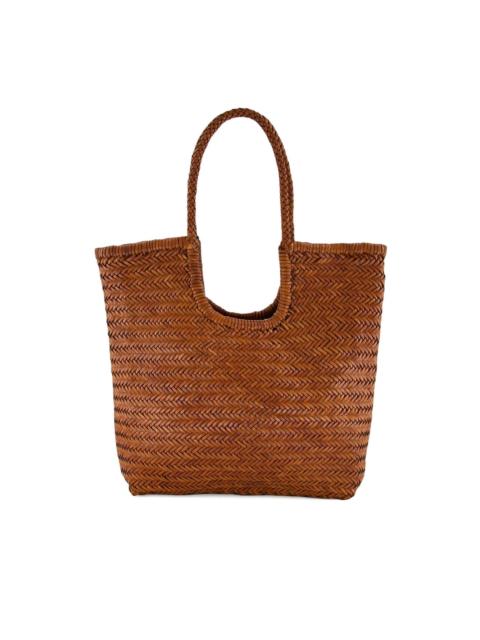 NS Diagonal Triple Jump leather shoulder bag