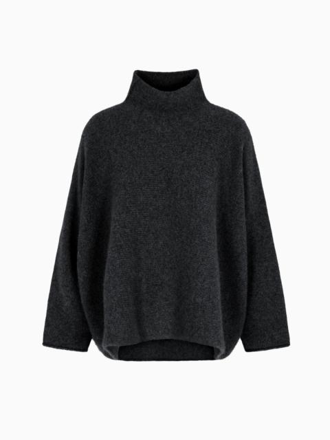 CASHMERE MOCK-NECK JUMPER