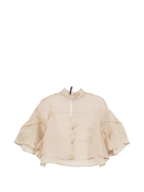 Max Mara Ruffled Layered Shirt