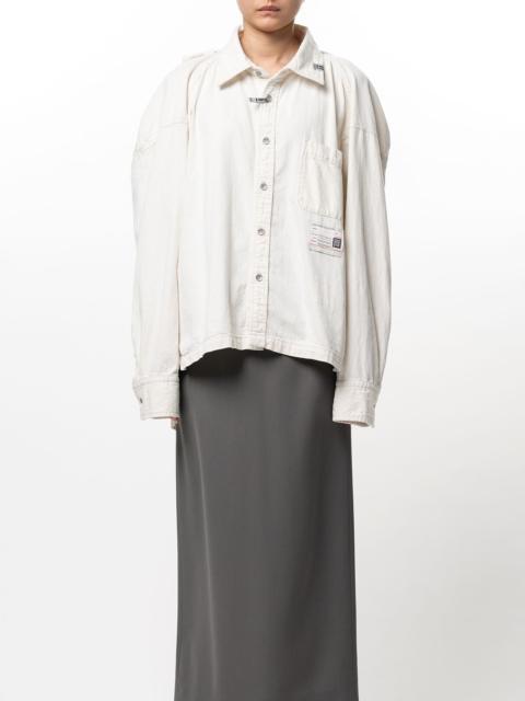 Vest Combined Denim Shirt